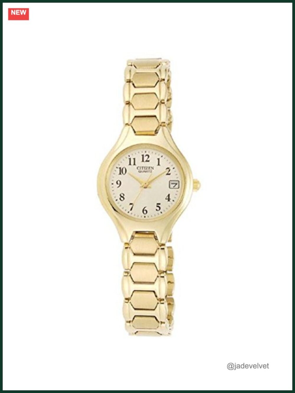 Citizen Women's Quartz Watch Stainless Steel Classic Round Date